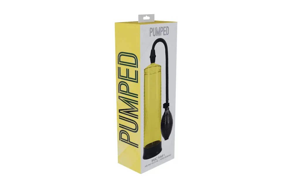 Basic Penis Pump Yellow – Waterproof & Effective Against ED