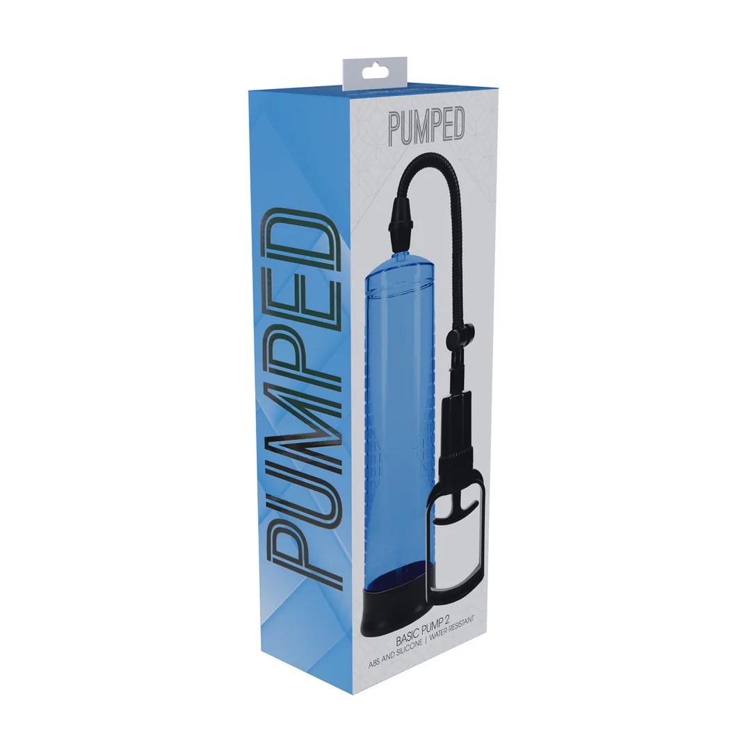 Basic Penis Pump V2 Blue – Waterproof & Effective Use
