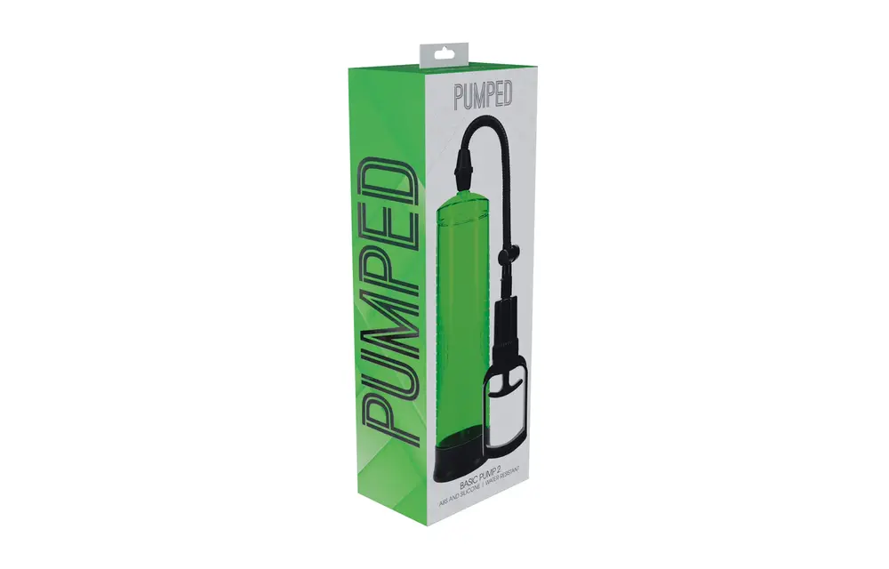 Basic Penis Pump V2 Green – Waterproof & Effective for Erections