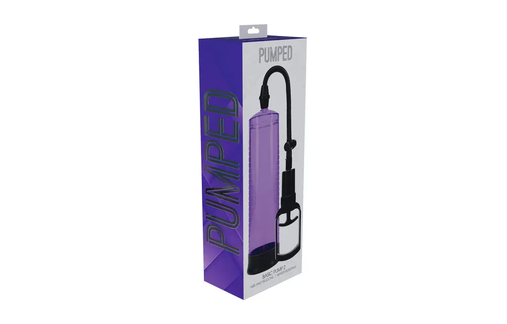 Basic Penis Pump V2 Purple – Waterproof & Effective For Men