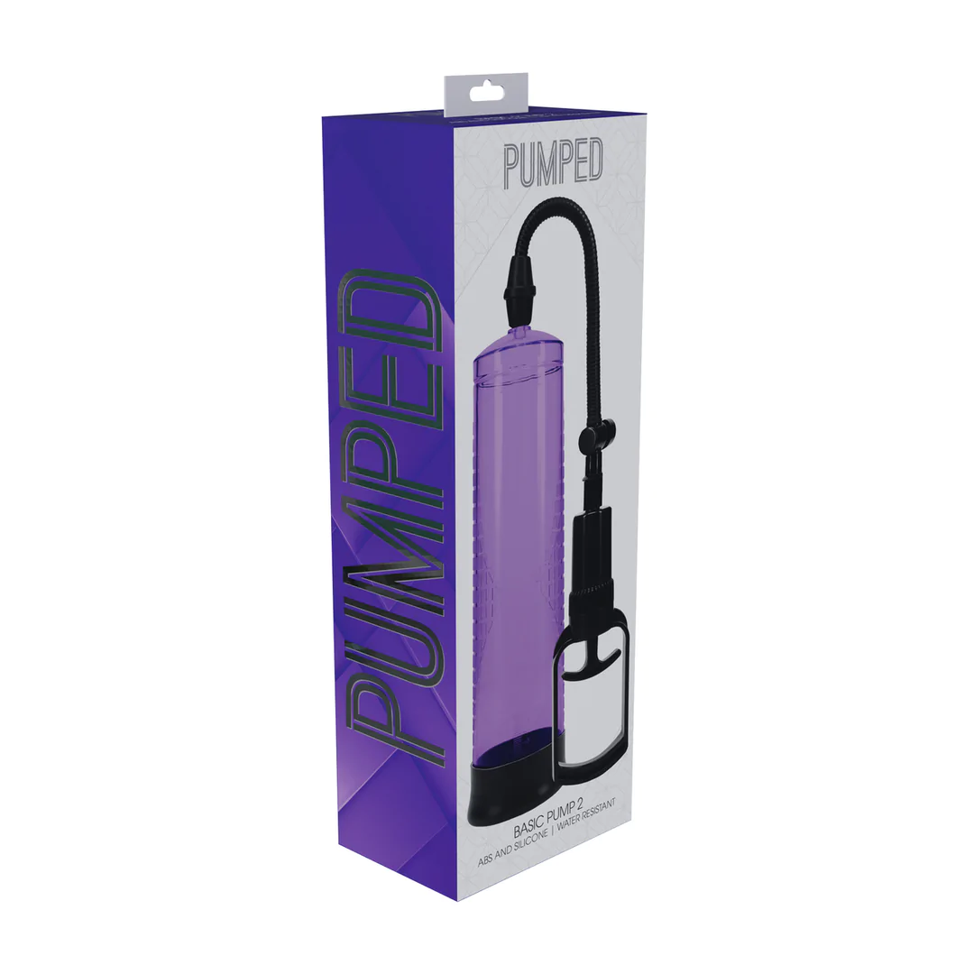 Basic Penis Pump V2 Purple – Waterproof & Effective For Men