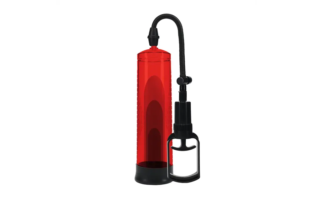 Basic Penispumpe V2 Rot – Wasserdicht, sicher und effektiv