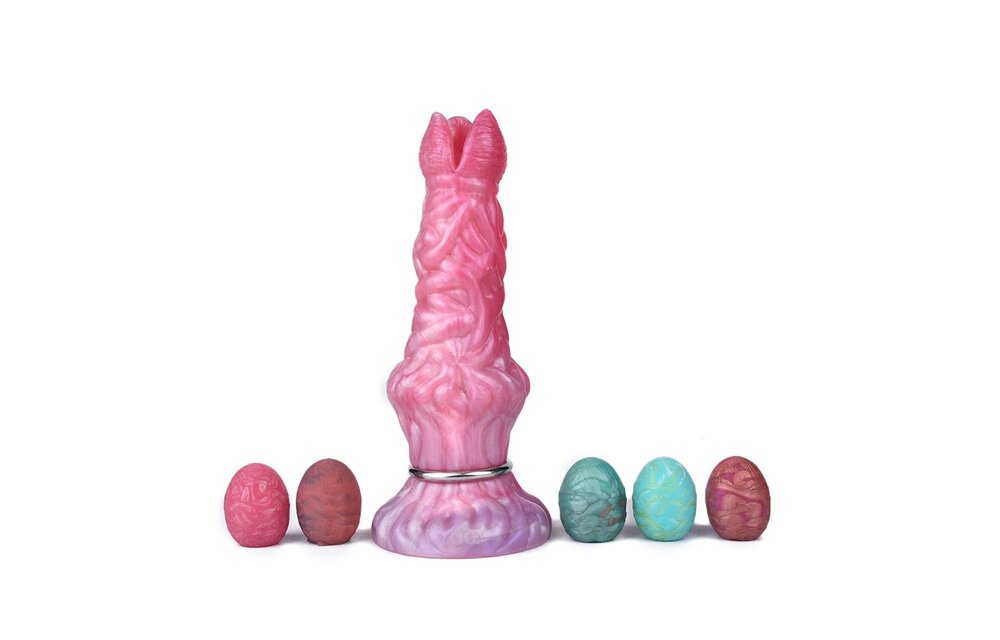 Monstar Cox AlienspawnCock 20.3 cm | Alien silicone dildo