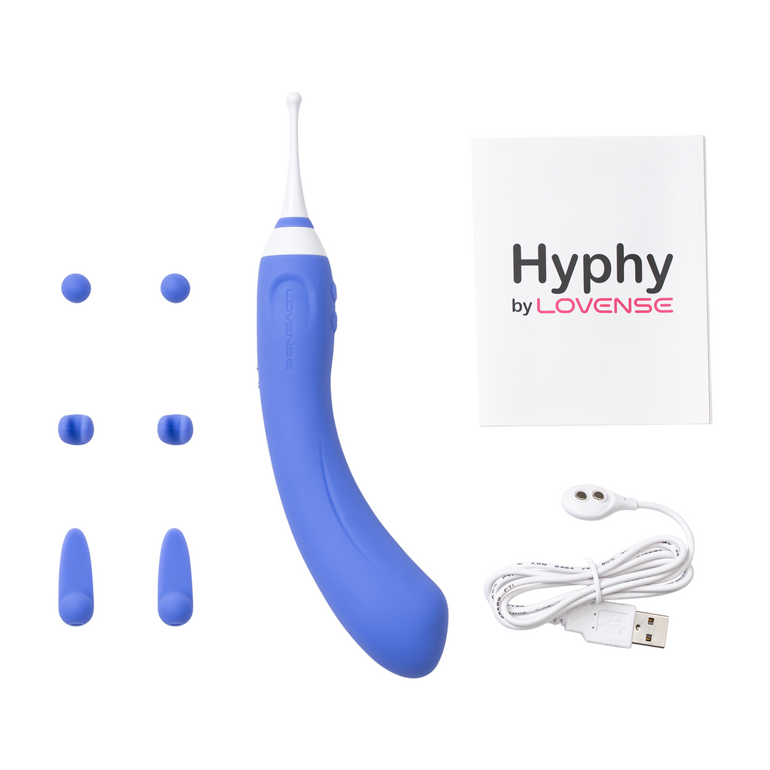 Hyphy Vibrator Purple | Double-Sided & Bluetooth Remote Control