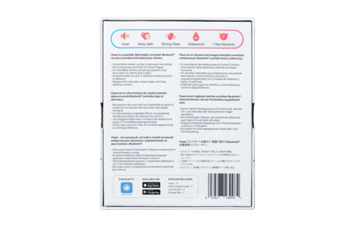 Flexer - Bluetooth Tragbarer Finger Vibrator - Rosa