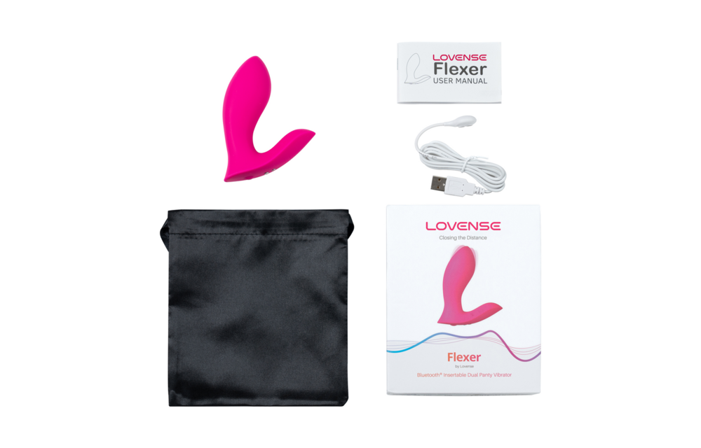 Flexer - Bluetooth Draagbare Vinger Vibrator - Roze