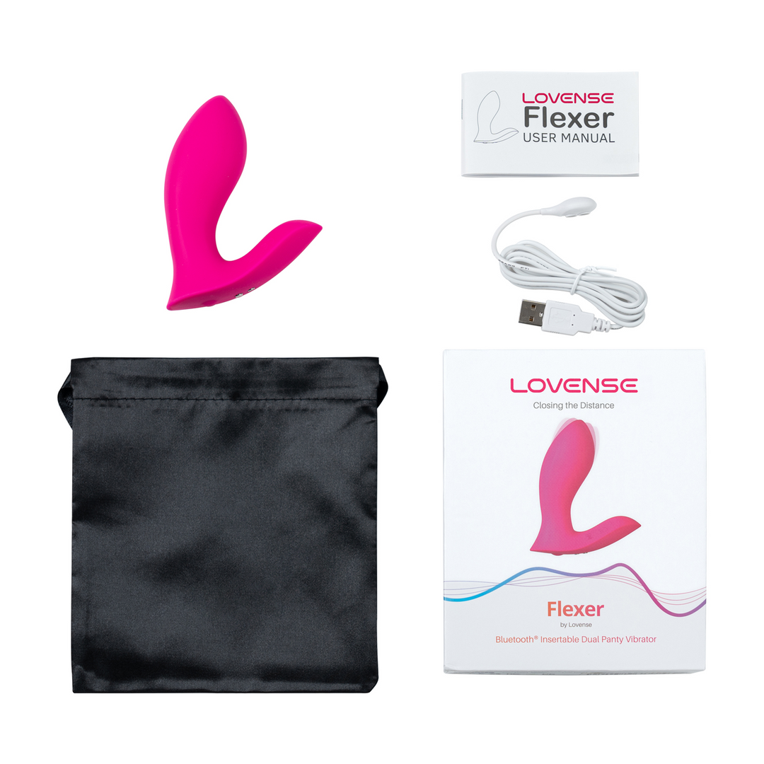 Flexer - Bluetooth Tragbarer Finger Vibrator - Rosa
