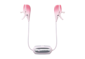 Gemini - App-Controlled Vibrating Nipple Clamps - Pink