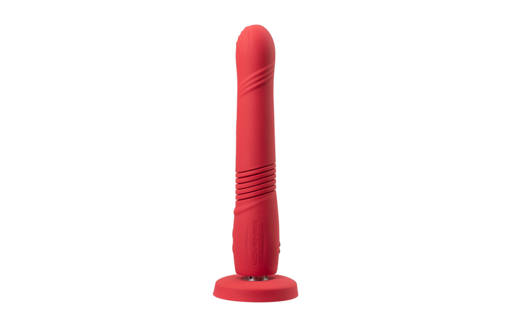 Gravity Rot 25,9 cm – App-gesteuerter vibrierender Dildo