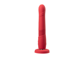 Gravity - App-Controlled Automatic Thrusting and Vibrating Dildo - Red