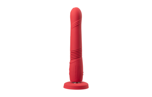 Gravity Rood 25,9 cm - App-gestuurde Vibrerende Dildo