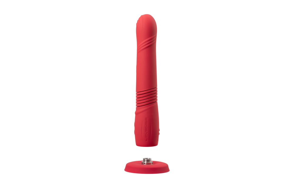 Gravity Rot 25,9 cm – App-gesteuerter vibrierender Dildo