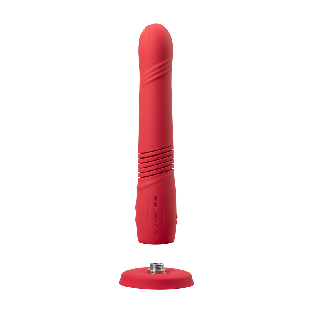 Gravity Rot 25,9 cm – App-gesteuerter vibrierender Dildo