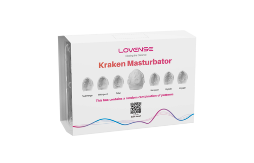 Kraken 6-Pack Weicher, dehnbarer Eier-Masturbator Weiß – Lovense