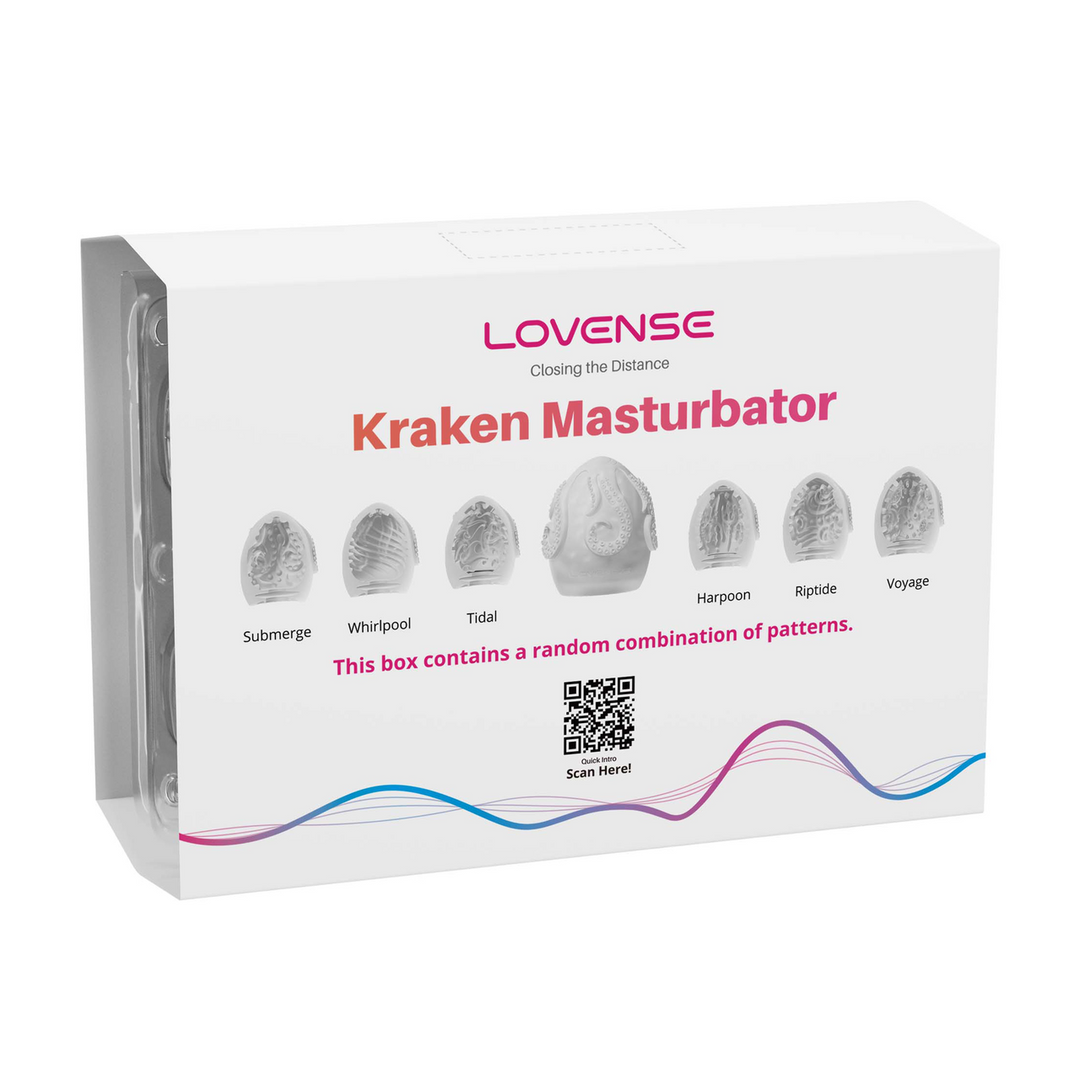 Kraken - 6 Pack - Soft Stretchable Egg Masturbator - White