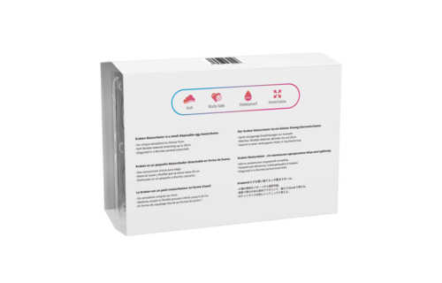 Kraken 6-Pack Weicher, dehnbarer Eier-Masturbator Weiß – Lovense