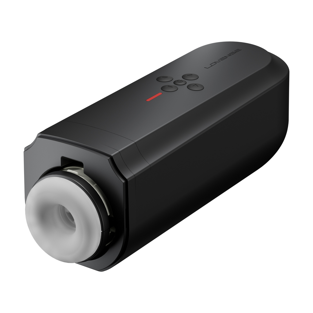 Solace - App-Controlled Automatic Thrusting Male Masturbator - Black