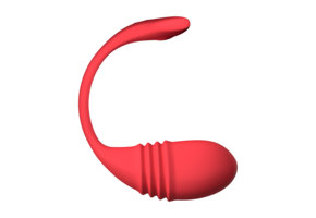 Vulse - App-Controlled Thrusting Egg Vibrator - Red
