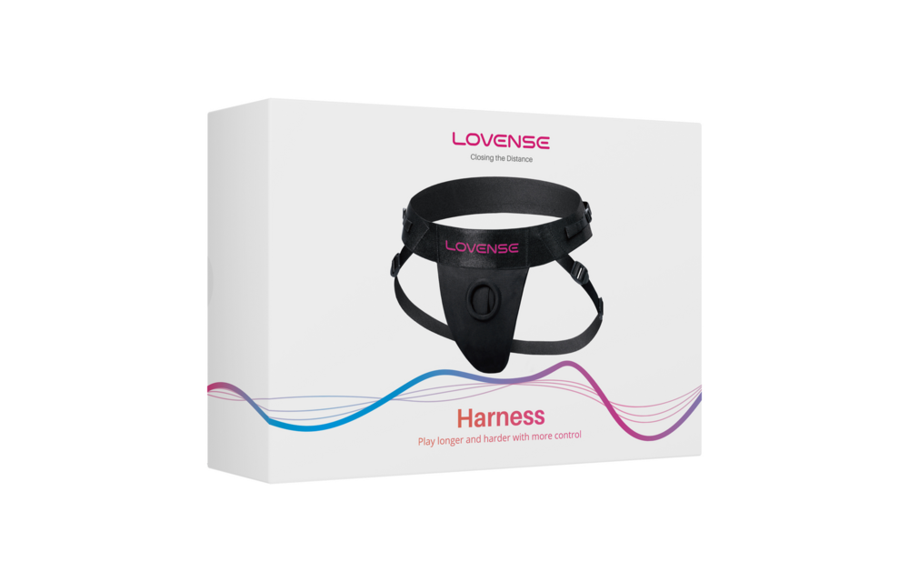 Strapless Harness for Lapis Double Ended Vibrating Strap-On - Black/Pink