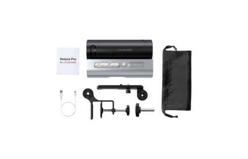 Solace Pro - App-Controlled Automatic Male Stroker - Black