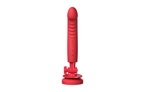 Mission 2 Zuigcup Dildo 27,2 cm Rood met Touch-Sense Tech