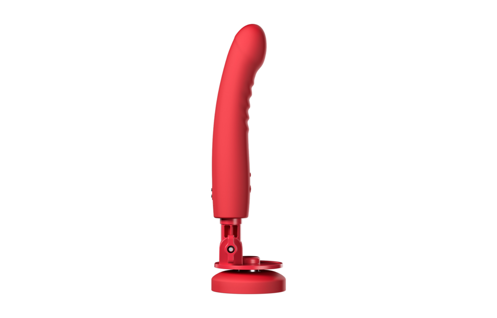Mission 2 Saugnapf-Dildo 27,2 cm Rot mit Touch-Sense-Technologie
