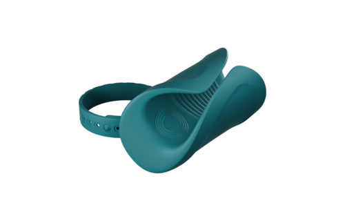 Gush 2 - Vibrations- und Oszillationspenismassager - Grün