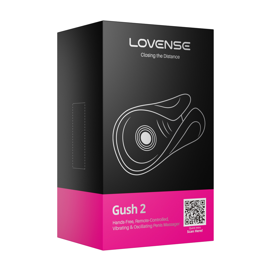 Gush 2 - Vibrating and Oscillating Penis Massager - Green