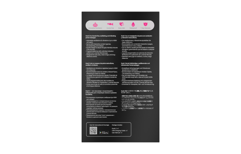 Gush 2 Penisstimulator Grün – Vibrierend & oszillierend Bluetooth