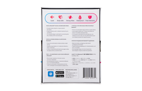 Ambi - App-gesteuerter Flächen-Bullet-Vibrator - Rosa