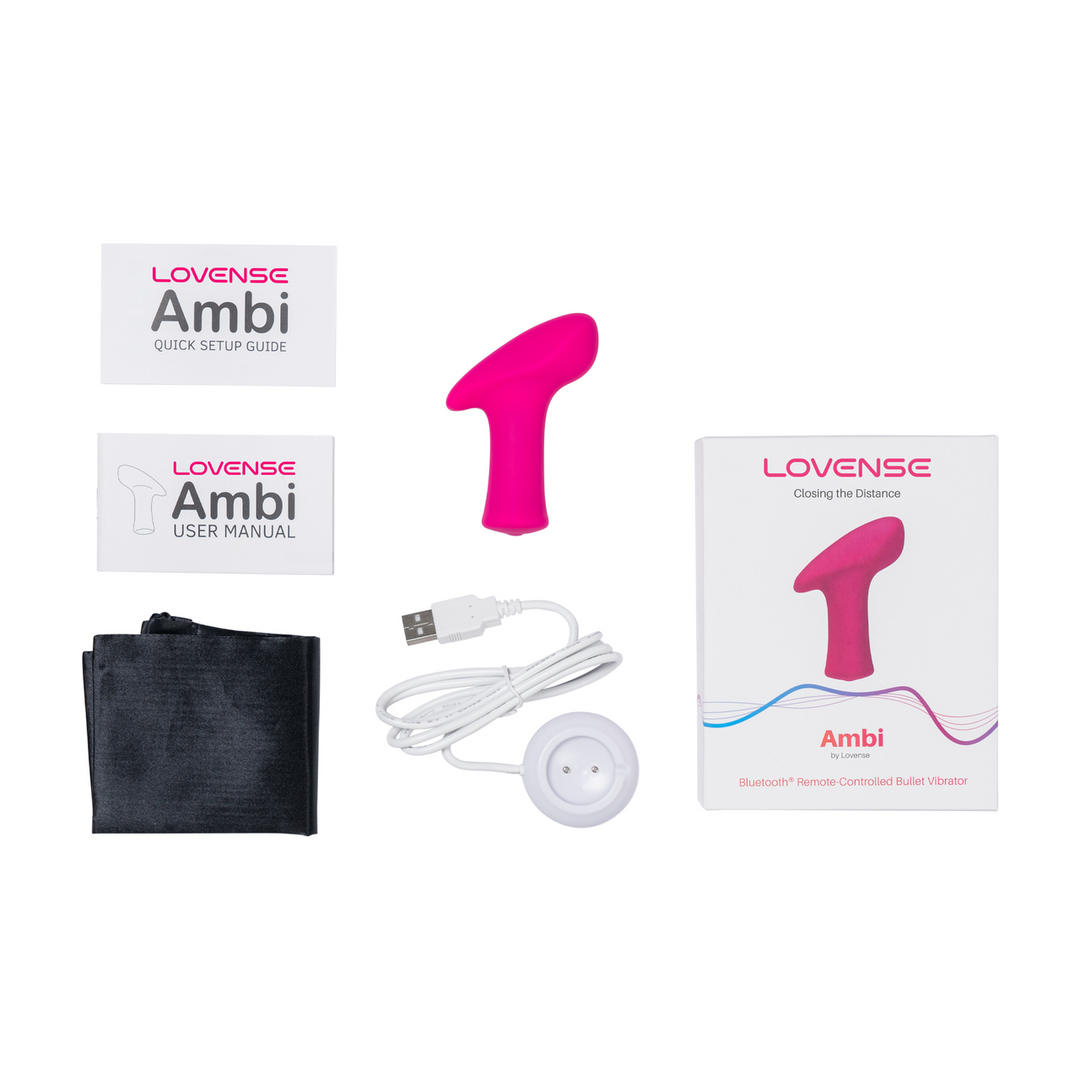 Ambi Bullet Vibrator Roze - App-gestuurd & Breed Oppervlak