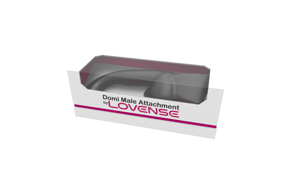 Male Attachment for Domi Wand Massager - Black