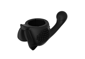 Female Attachment for Domi Wand Massager - Black