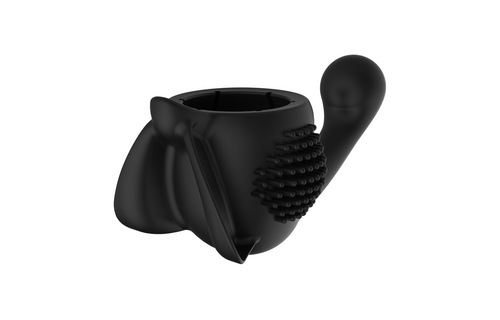 Female Attachment for Domi Wand Massager - Black