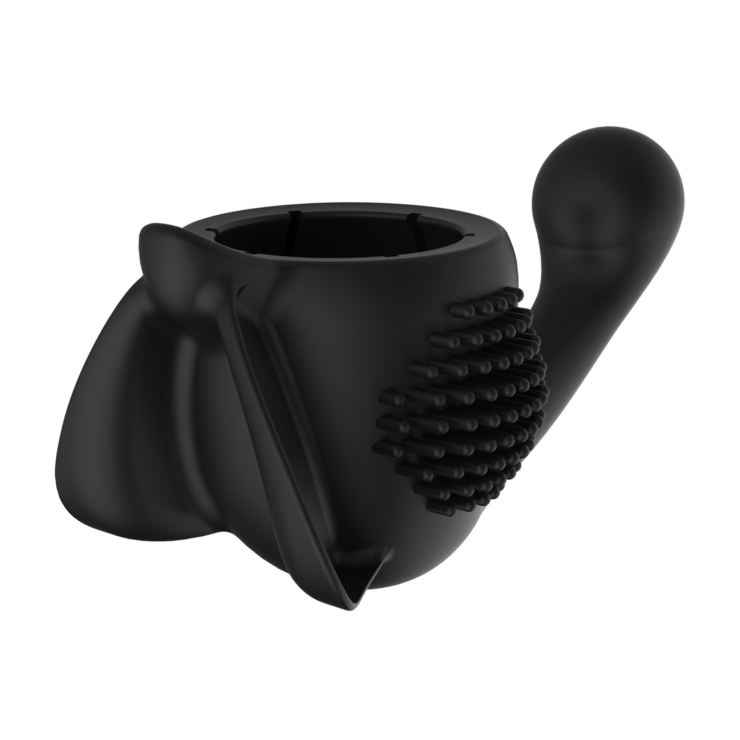 Vrouwelijk Opzetstuk Domi Wand Zwart | Ultieme G-spot Stimulator