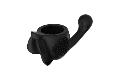 Vrouwelijk Opzetstuk Domi Wand Zwart | Ultieme G-spot Stimulator