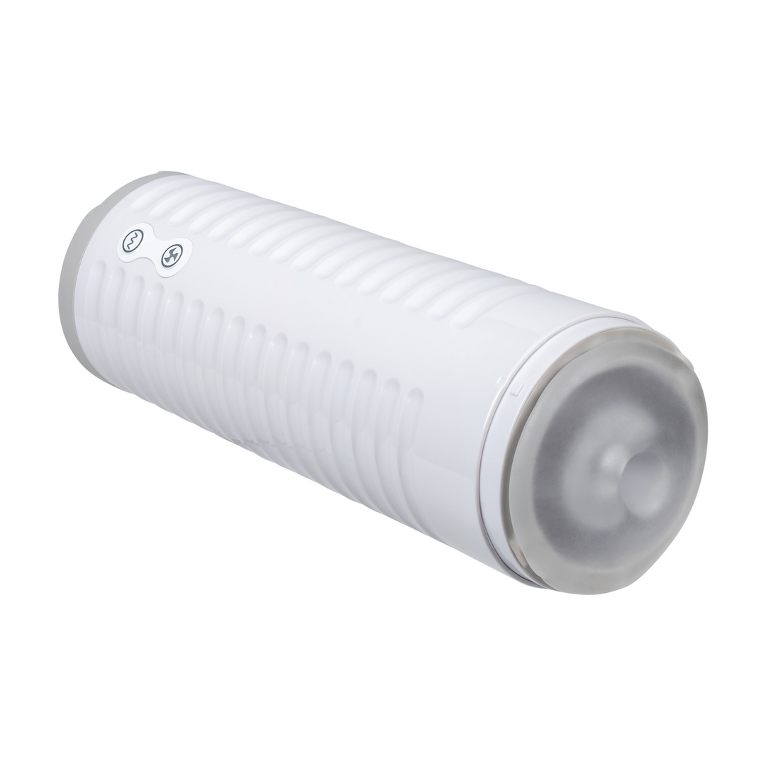 Max 2 - Bluetooth App-gestuurde Mannenmasturbator - Wit