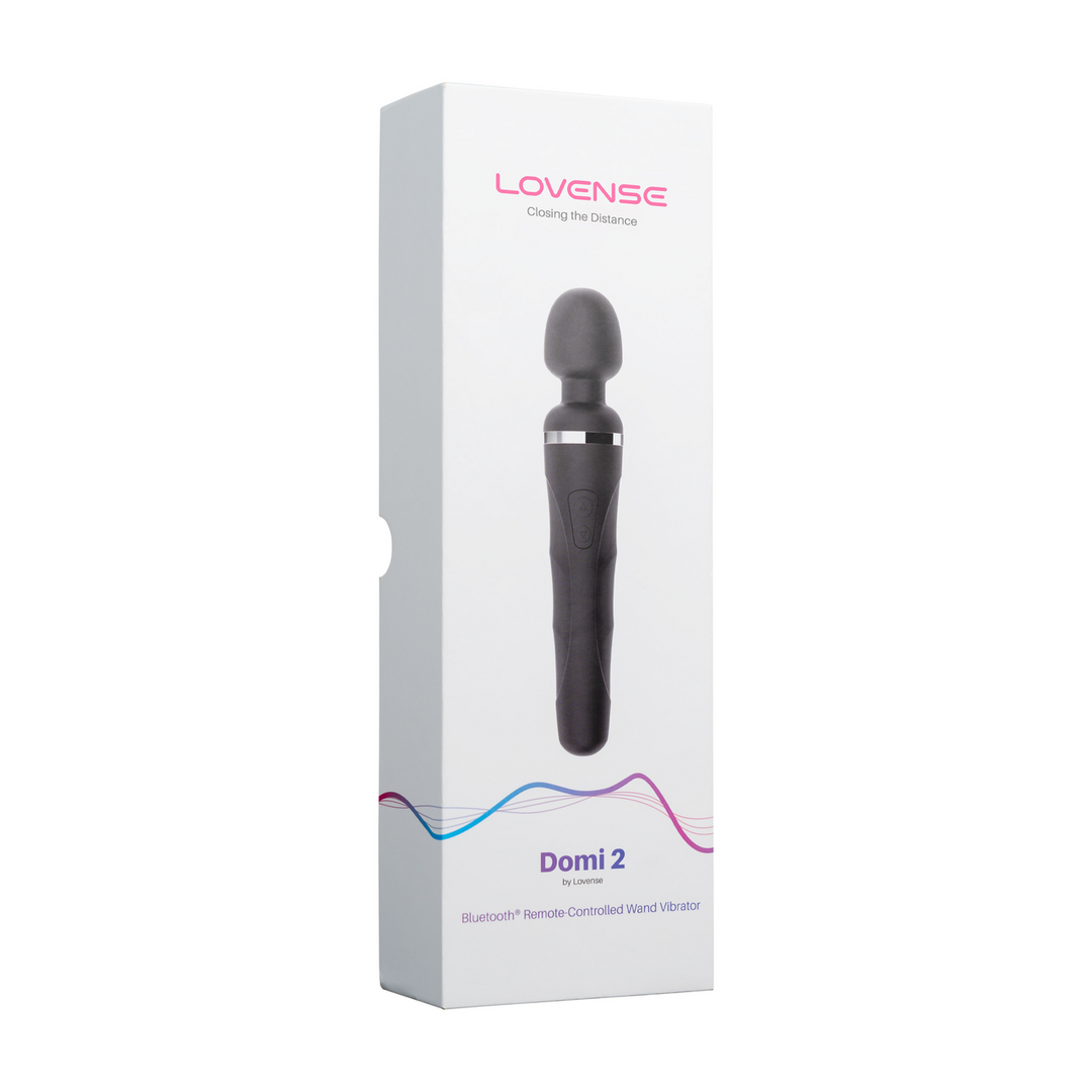 Domi 2 - Bluetooth App-gestuurde Mini Wand Massager - Zwart