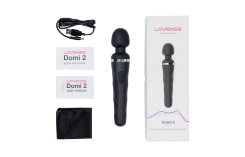 Domi 2 Bluetooth-Stabmassagegerät Schwarz – Kraft & Kontrolle