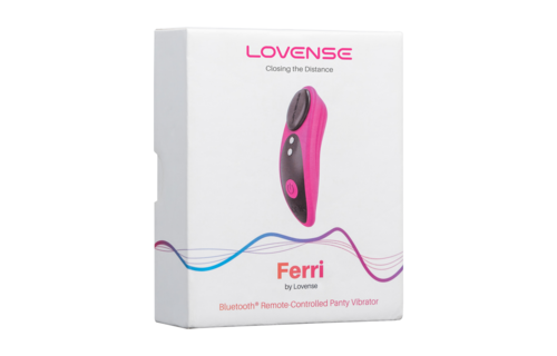 Ferri - Magnetische App-gestuurde Clitorale Panty Vibrator - Roze/Zwart