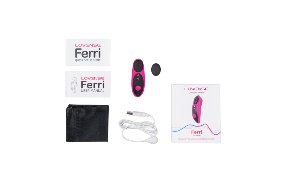 Ferri Panty Vibrator Pink | Leistungsstarkes Bluetooth-Klitoris-Spielzeug