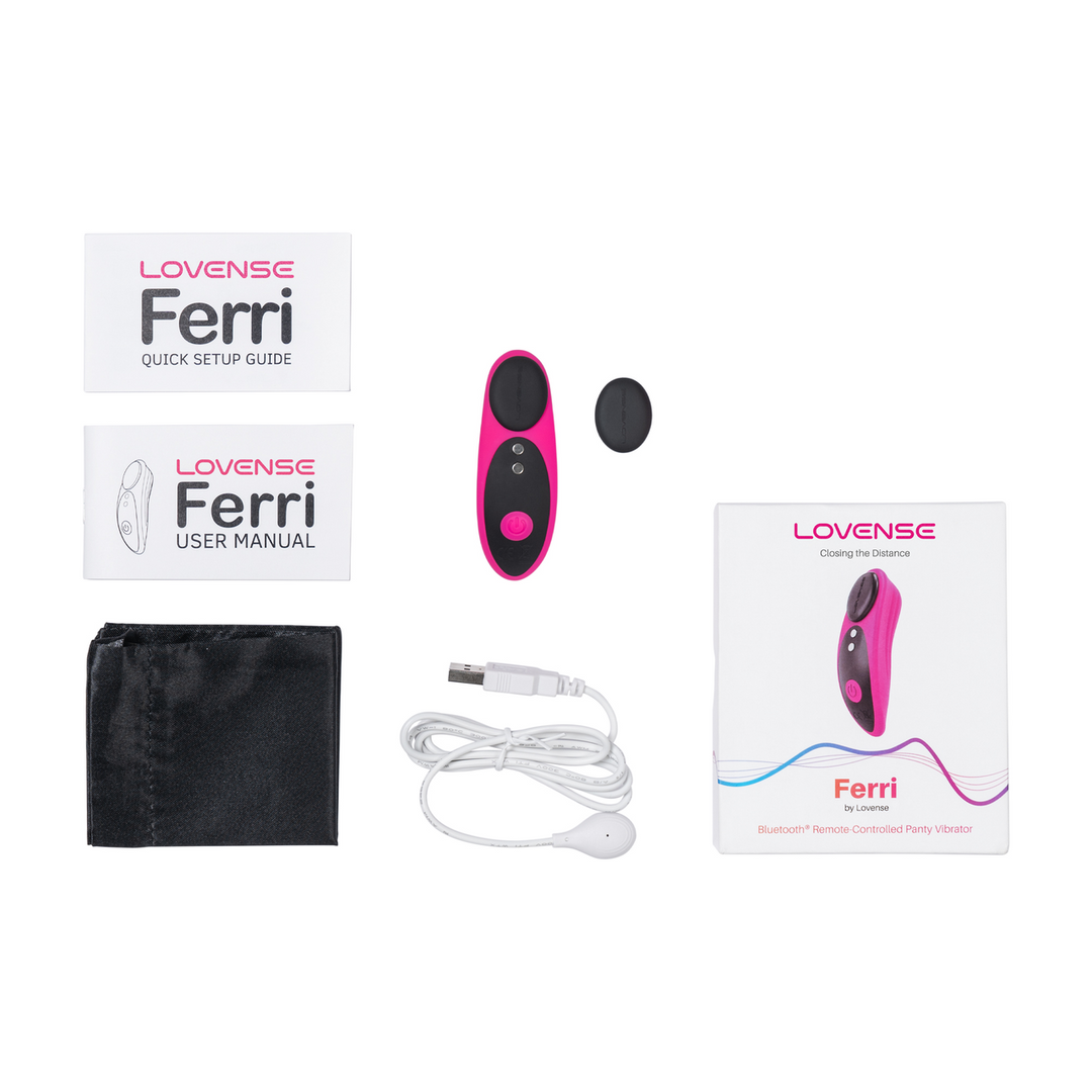 Ferri Panty Vibrator Roze | Krachtige Bluetooth Clitorale Toy