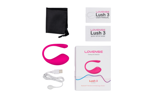 Lush 3 G-spot vibrator – Krachtig, stil & app-gestuurd roze