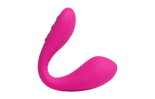 Dolce Doppelseitiger Vibrator Rosa – Bluetooth-Fernbedienung