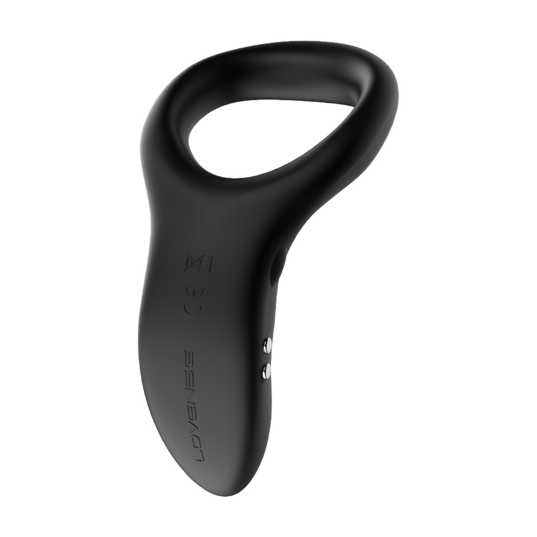 Diamo - App-Controlled Vibrating Cock Ring - Black