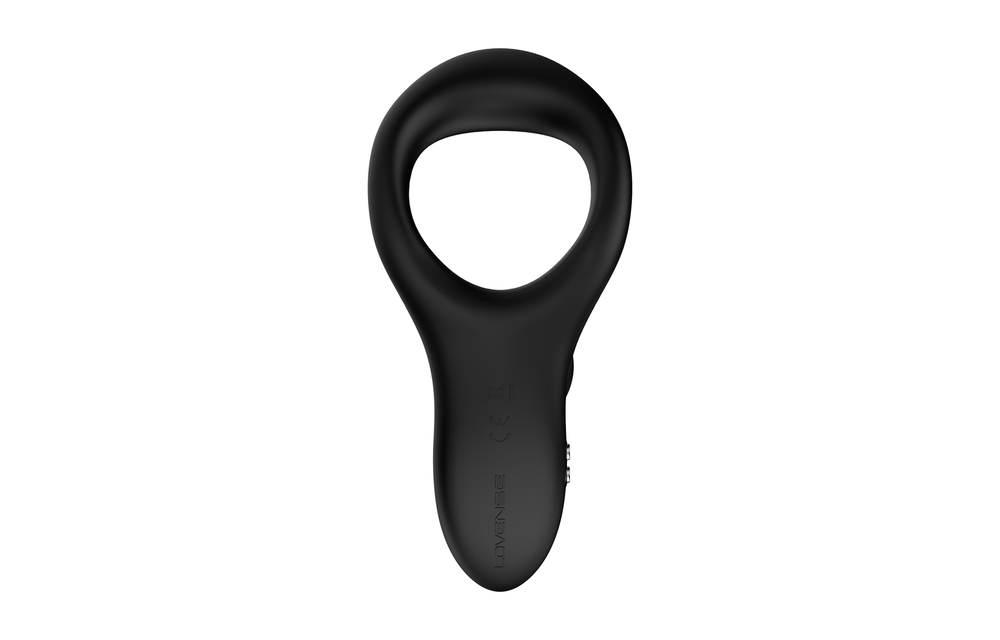Diamo - App-gestuurde Vibrerende Cockring - Zwart