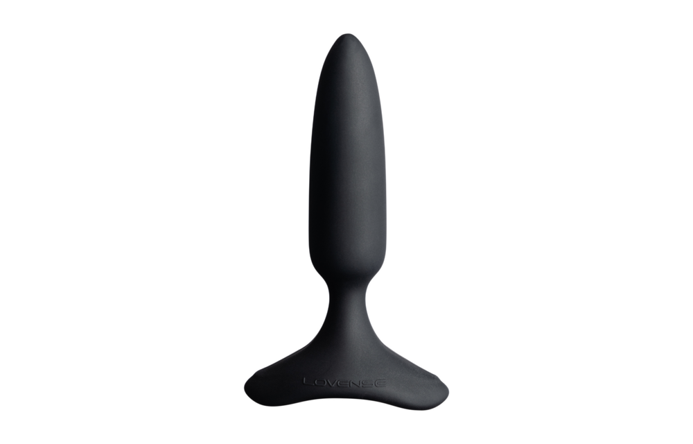 Hush 2 - App-bestuurde Vibrerende Buttplug - 1 / 2,5 cm - Zwart