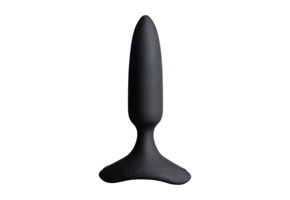 Hush 2 - App-gesteuerte Vibrierende Buttplug - 1 / 2,5 cm - Schwarz