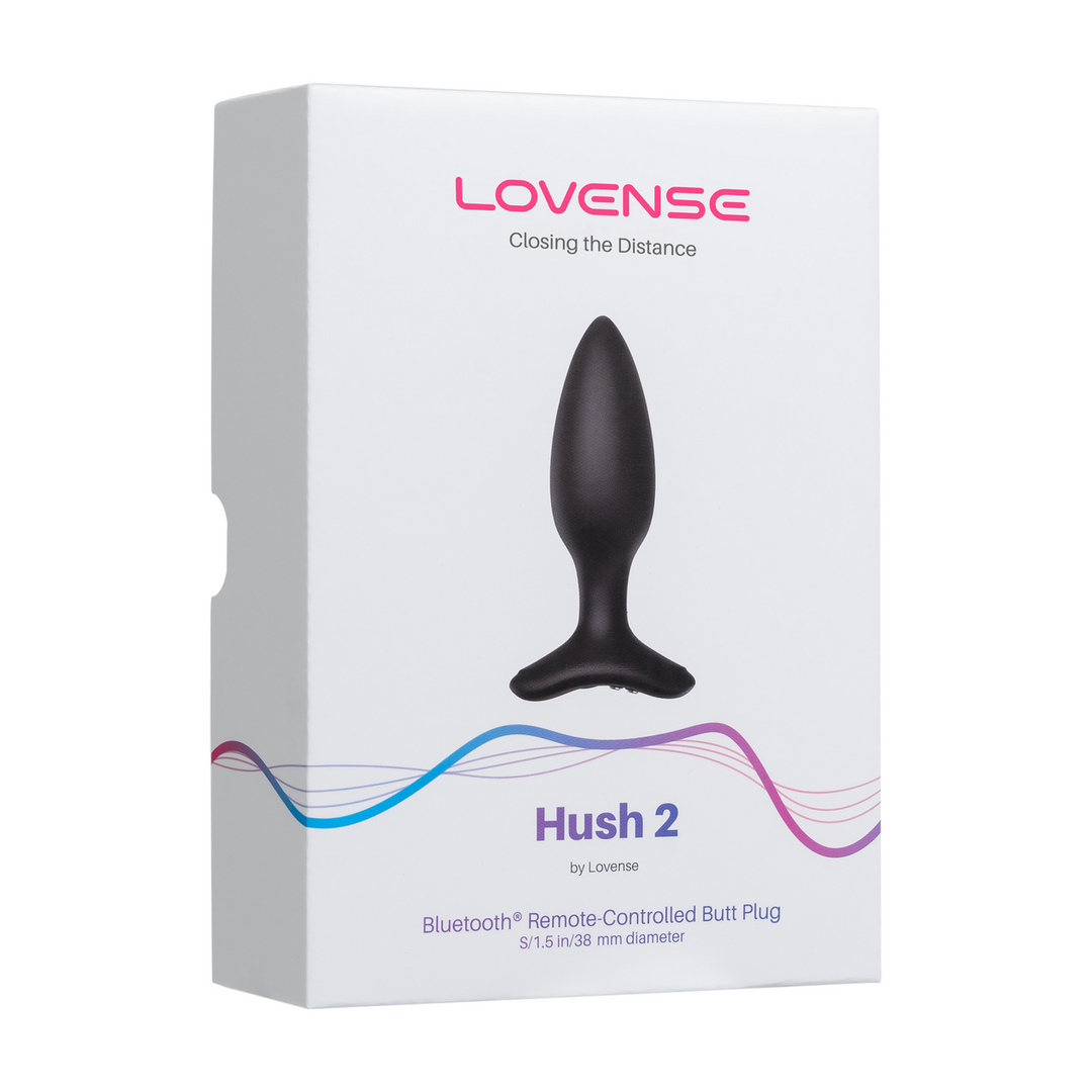 Hush 2 Butt Plug 12.15 cm – App-controlled, Powerful Vibration