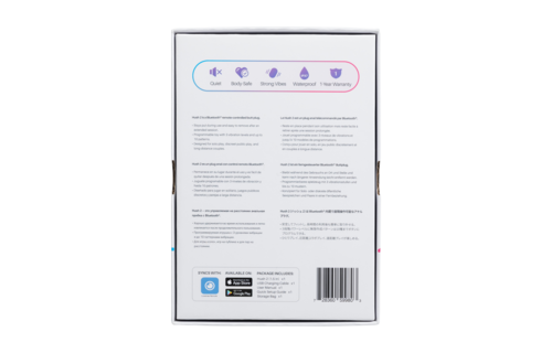 Hush 2 Butt Plug 12.15 cm – App-controlled, Powerful Vibration